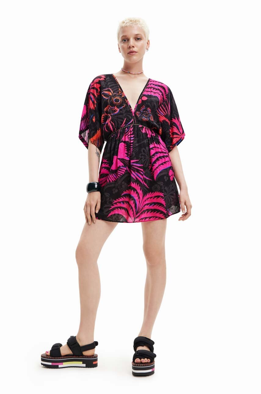 Desigual rochie de plaja culoarea negru
