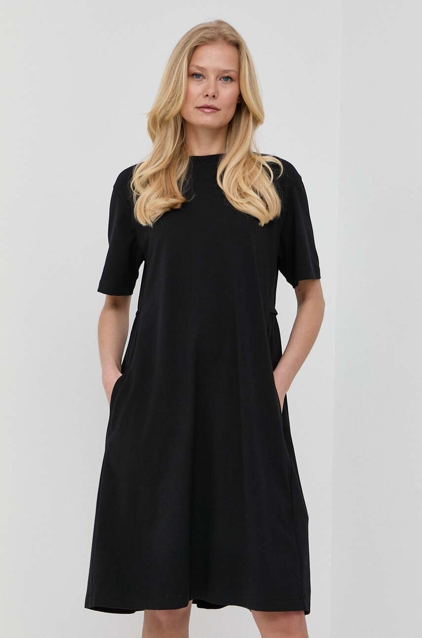 

Сукня Max Mara Leisure колір чорний midi oversize
