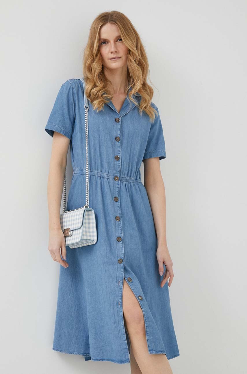 

Бавовняна сукня United Colors of Benetton mini розкльошена