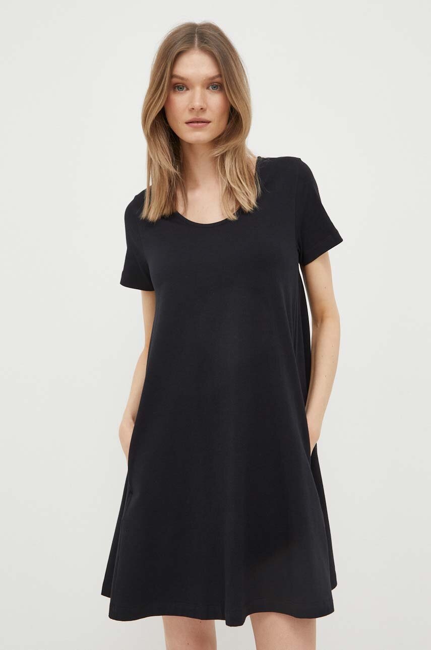 

Платье United Colors of Benetton цвет чёрный mini расклешённая