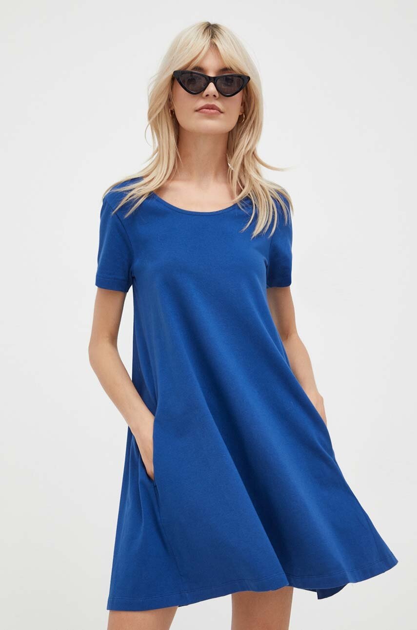 

Платье United Colors of Benetton цвет синий mini прямая