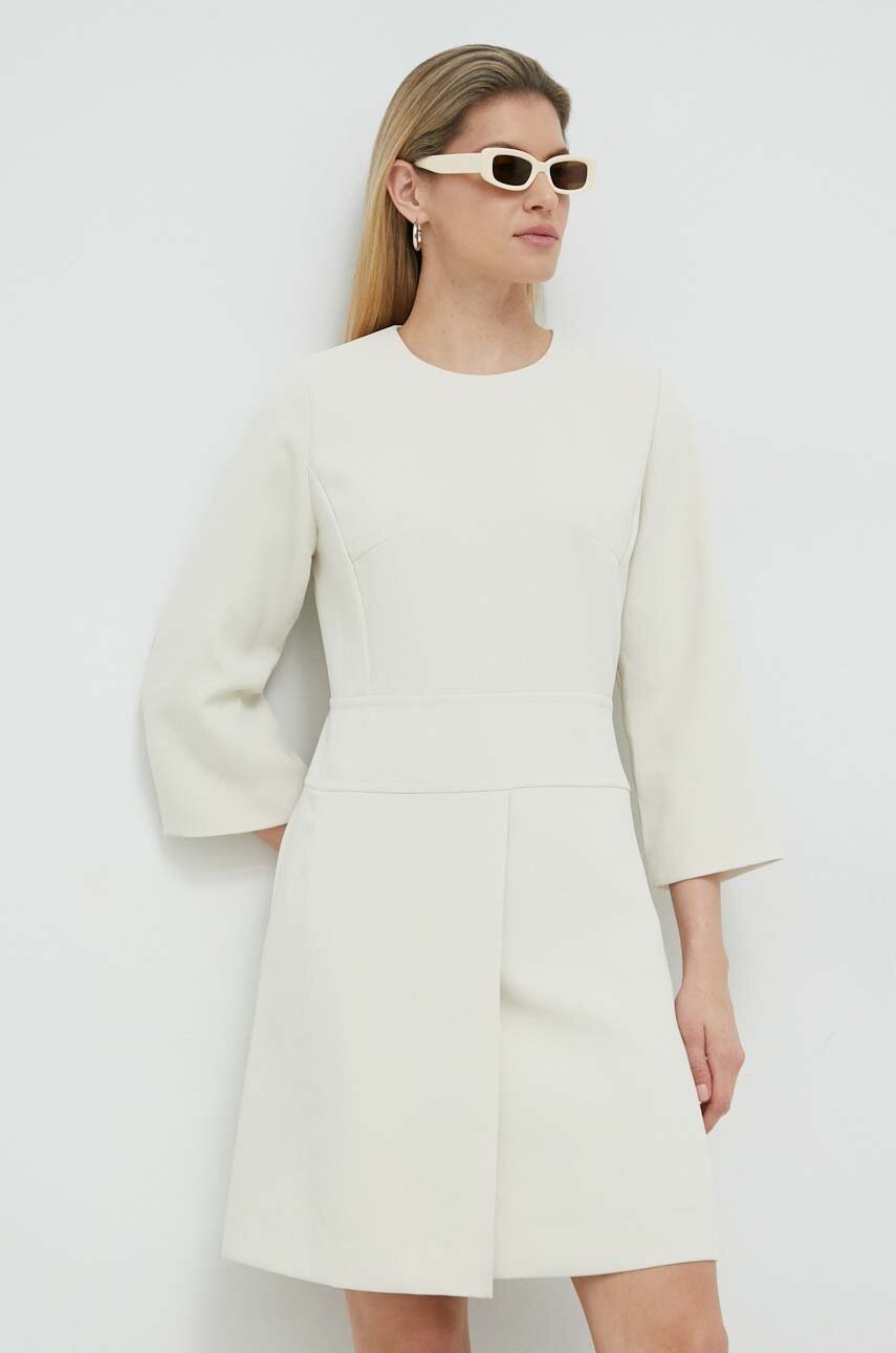 

Сукня Bruuns Bazaar Floretta Elice колір бежевий mini oversize