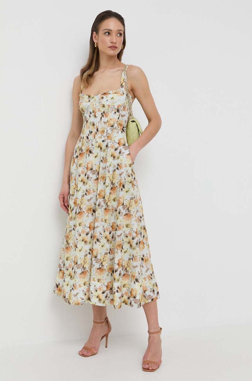 

Сукня Bardot midi розкльошена