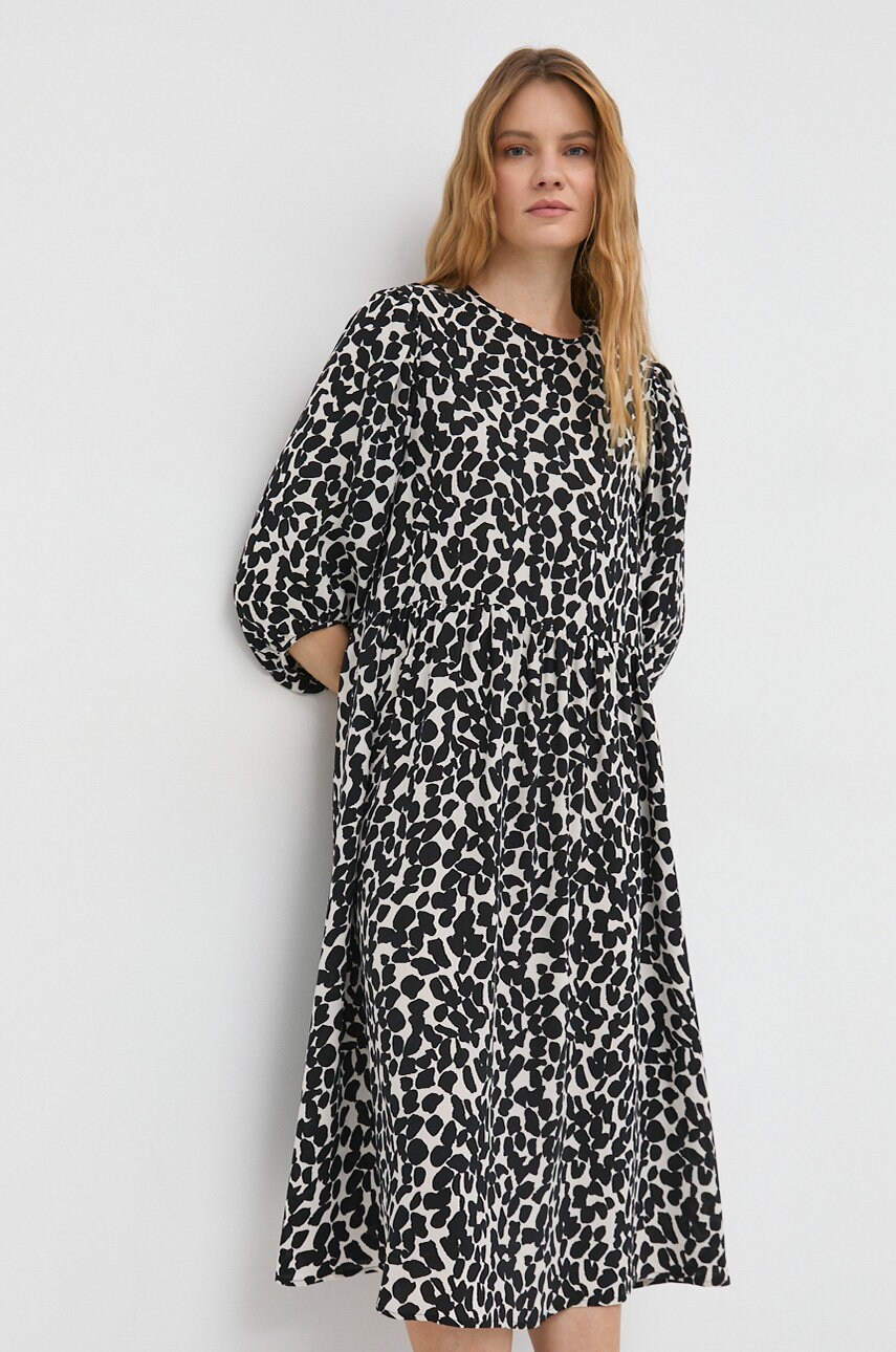 

Платье Marc O'Polo цвет чёрный midi oversize