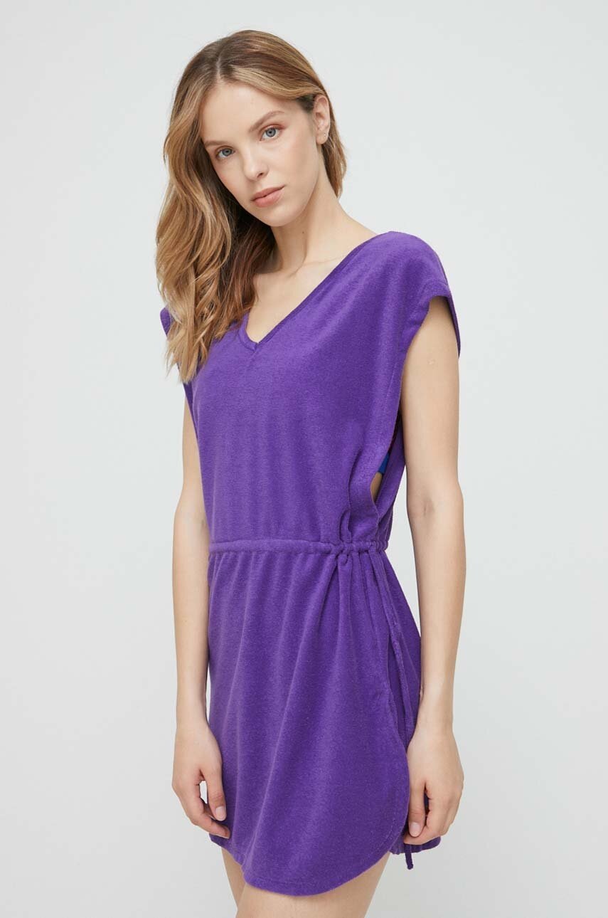 

Пляжное платье United Colors of Benetton цвет фиолетовый