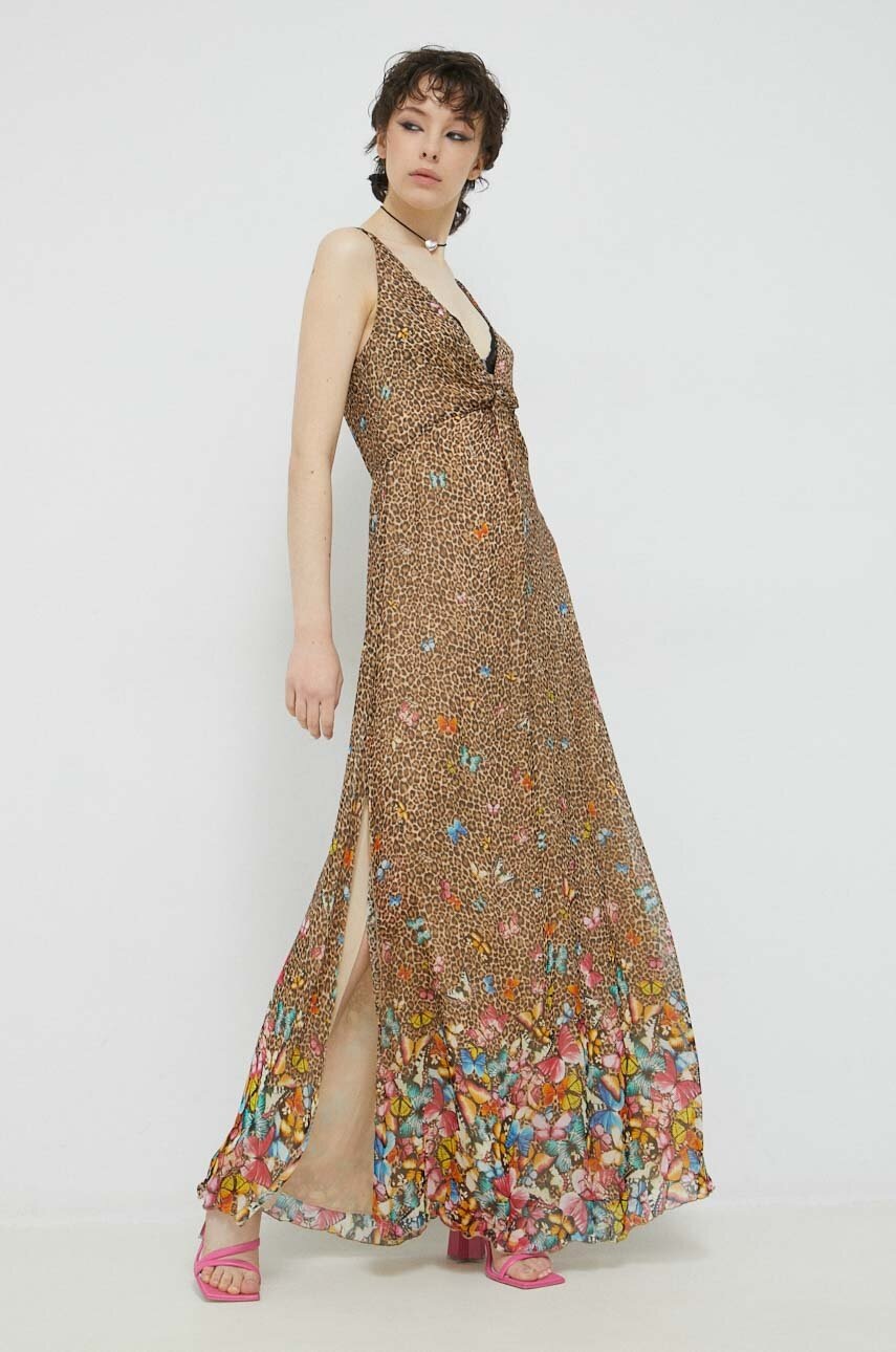 

Шовкова сукня Blugirl Blumarine maxi пряма