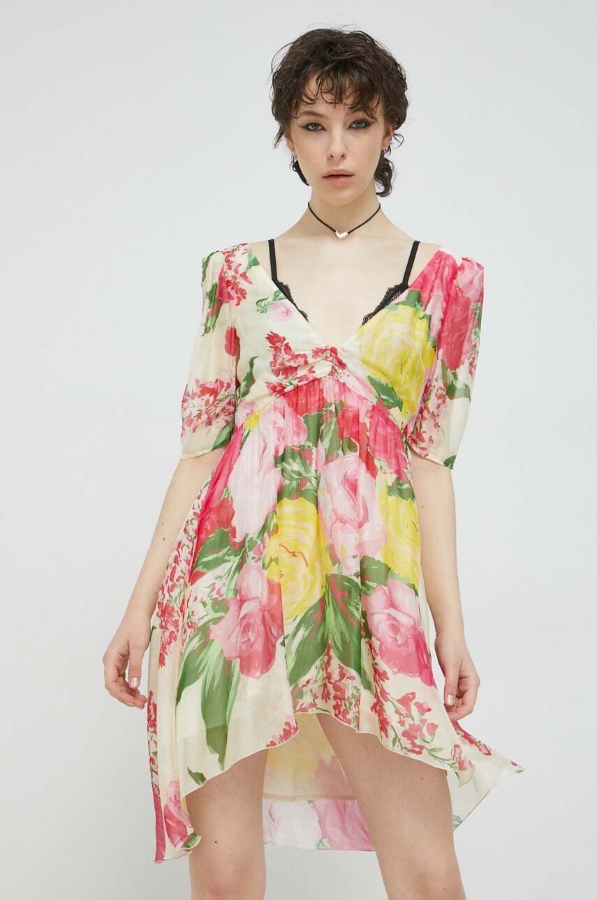 

Шовкова сукня Blugirl Blumarine mini розкльошена