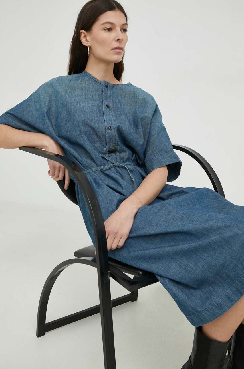 

Джинсовое платье G-Star Raw midi oversize
