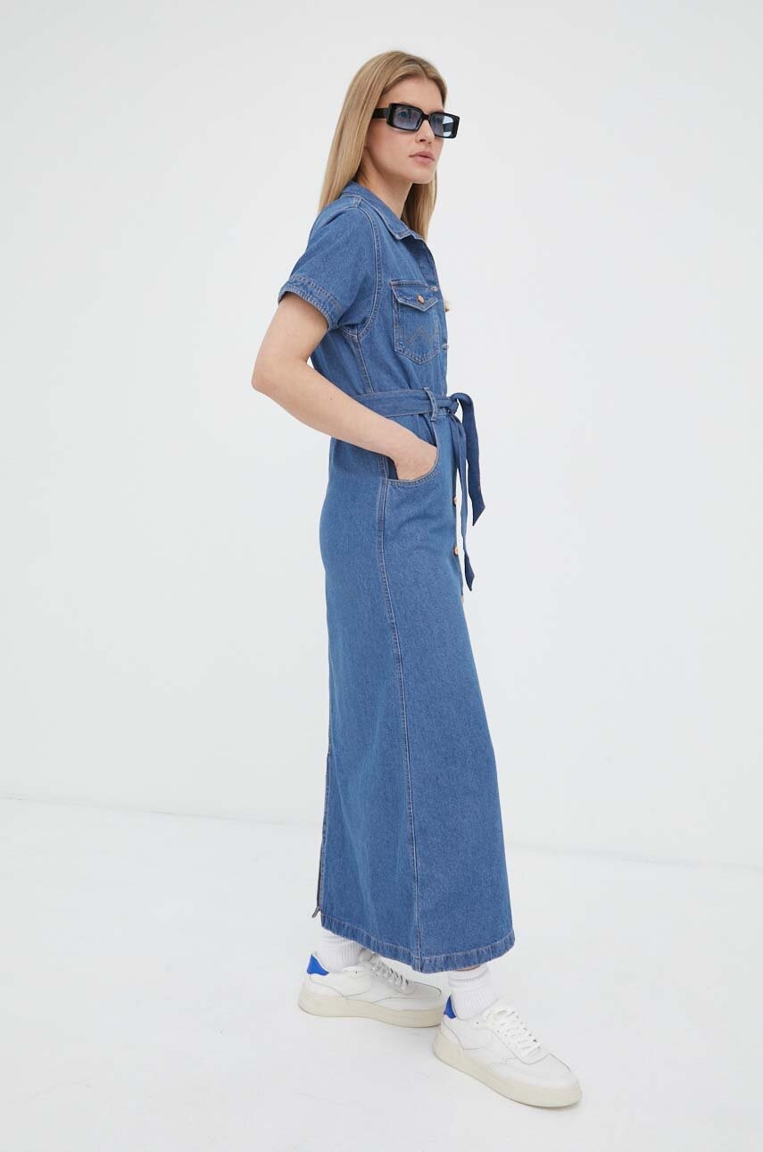 

Джинсовое платье Wrangler maxi прямое