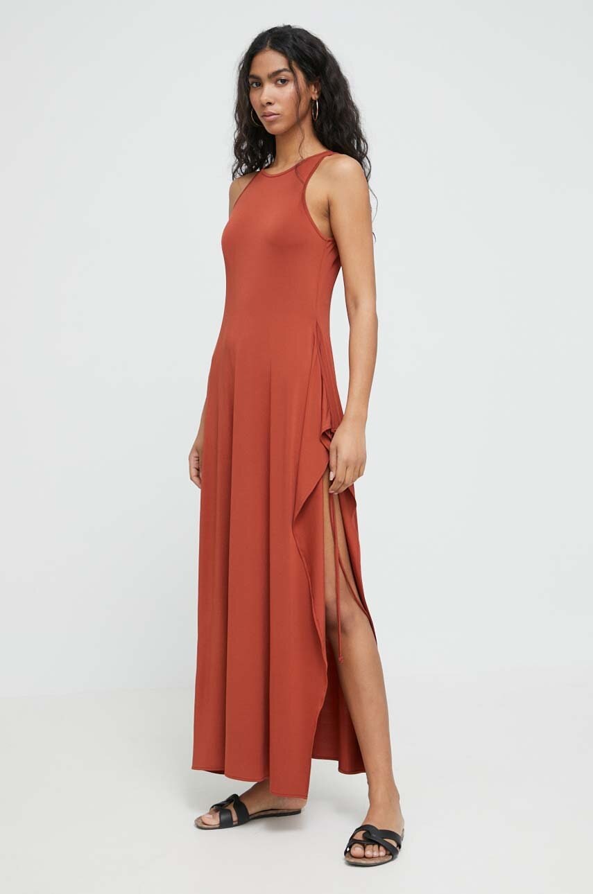 Max Mara Rochie De Plaja Culoarea Rosu