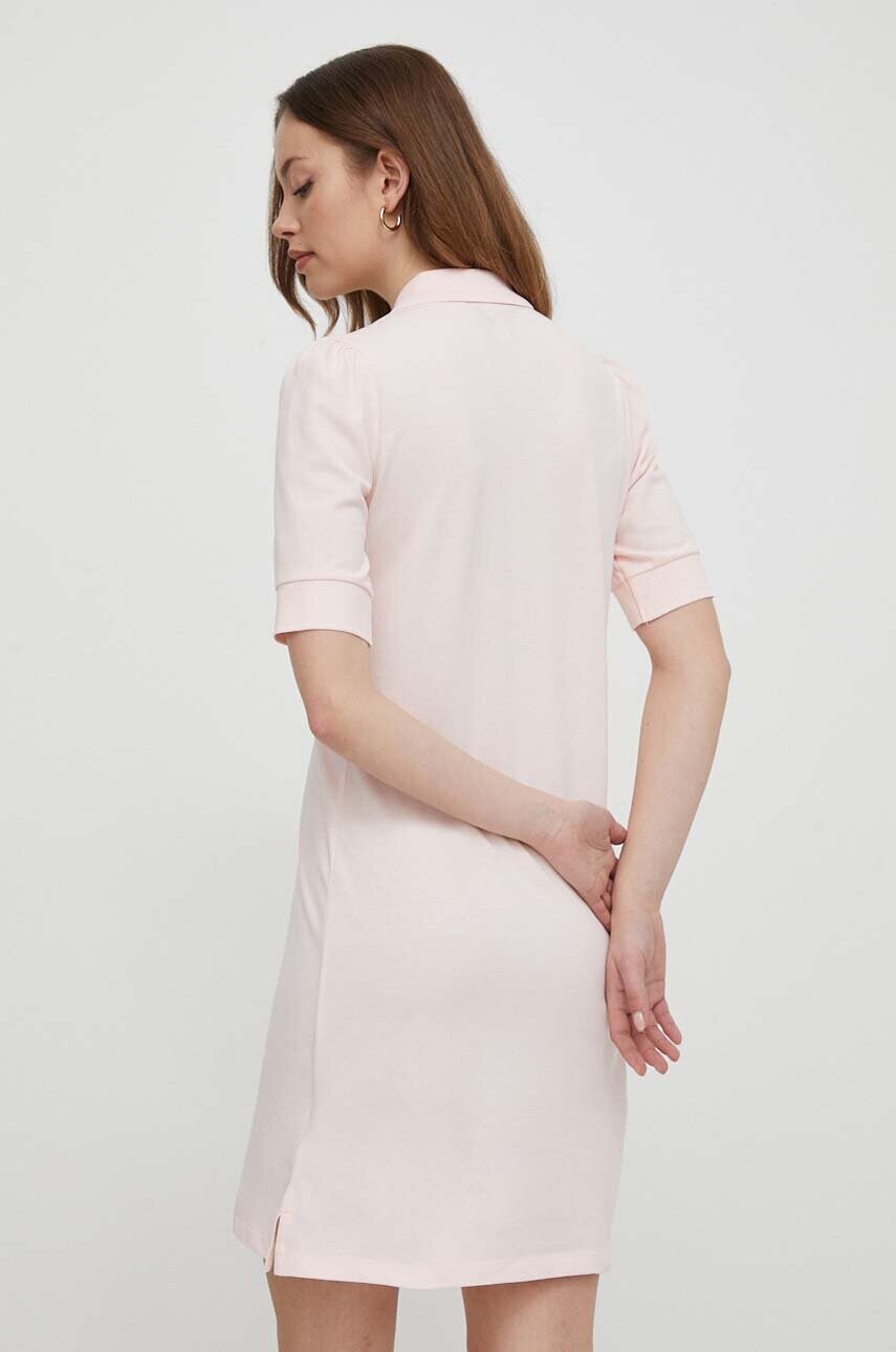 Сукня Lauren Ralph Lauren колір рожевий mini пряма