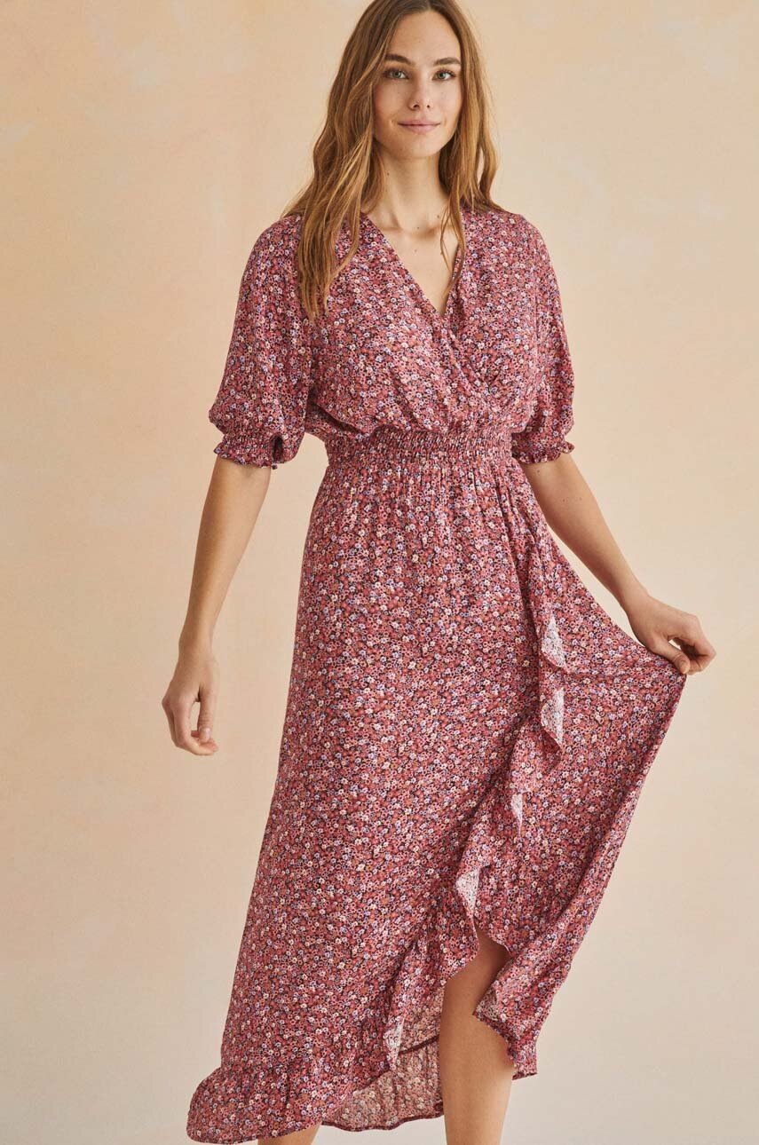 

Сукня women'secret FOREVER RUFFLES колір чорний maxi пряма 5545137