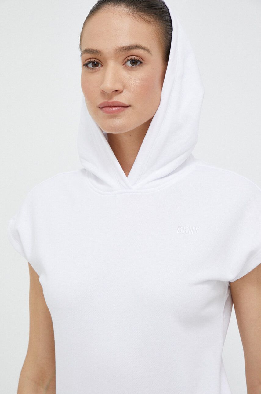 Сукня Dkny колір білий mini пряма