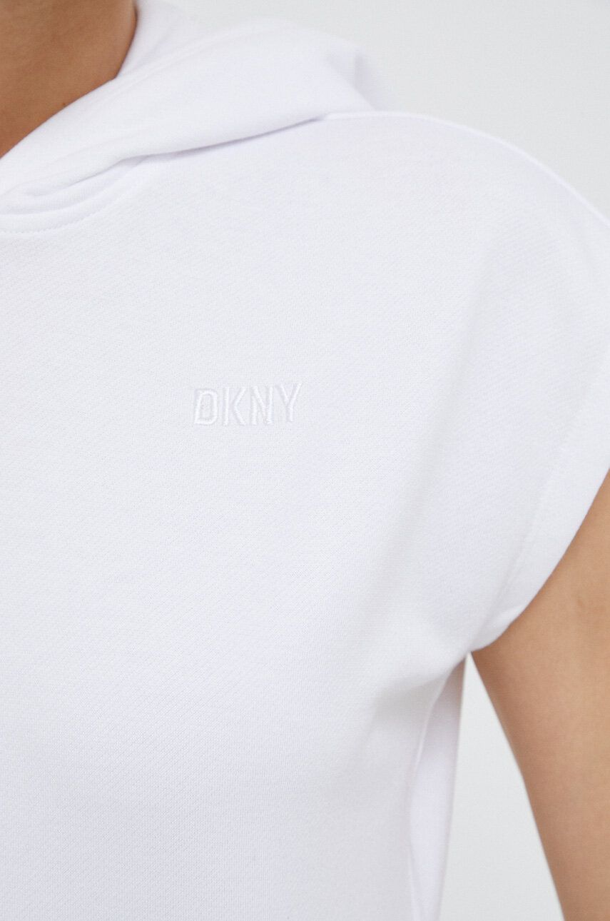 Сукня Dkny колір білий mini пряма