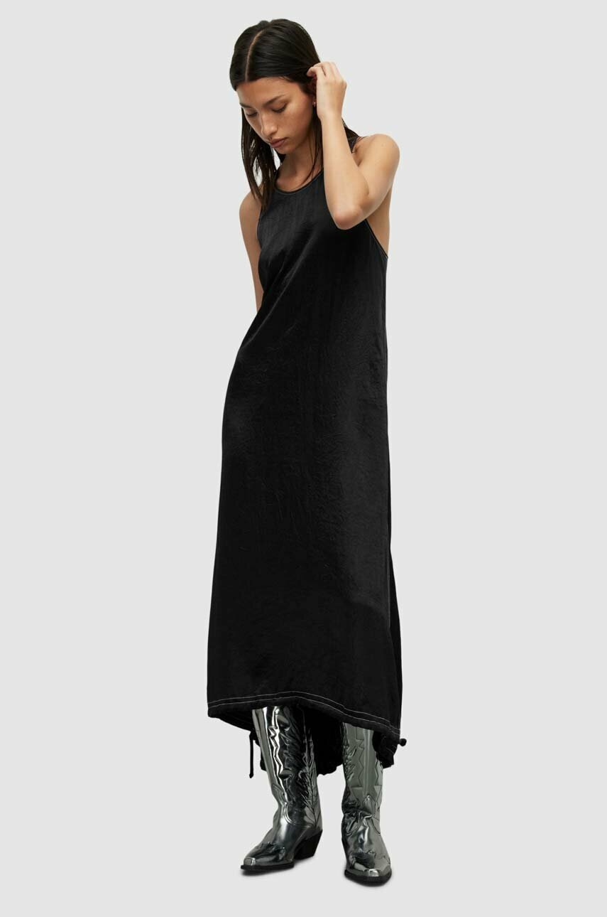 

Сукня і светр AllSaints колір чорний maxi oversize