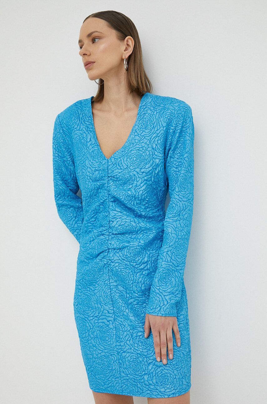 Šaty Gestuz MaisieGZ mini - modrá -  Hlavní materiál: 100 % Polyester Podšívka: 97 % Viskó