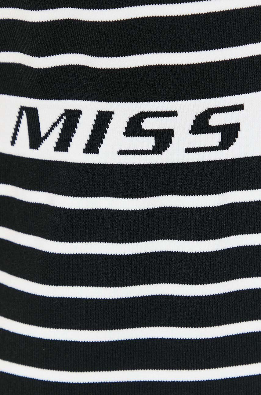 Сукня Miss Sixty колір чорний mini пряма