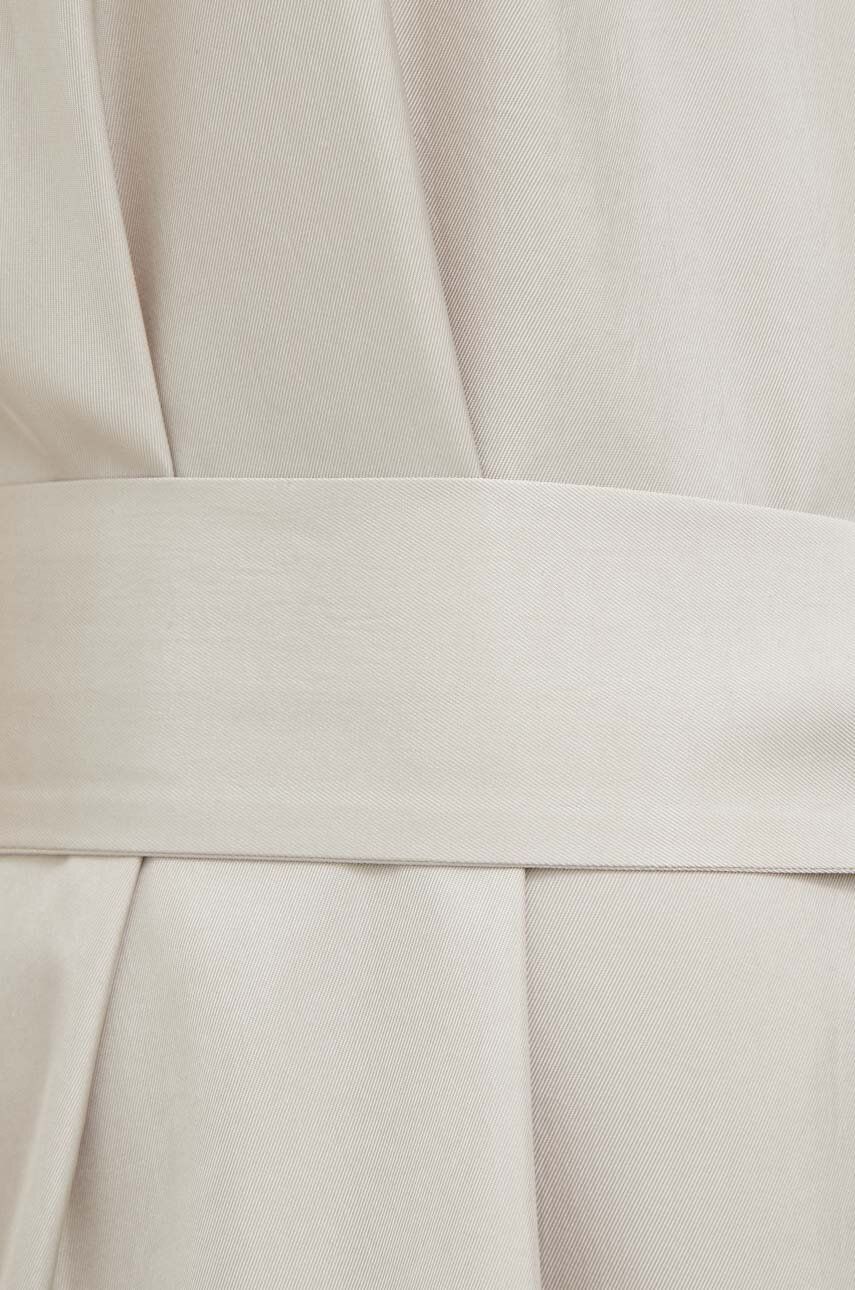 Сукня Ivy Oak колір бежевий midi oversize