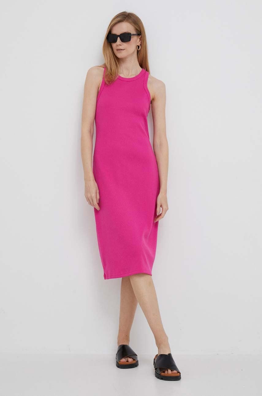 Gap rochie culoarea roz, mini, mulata
