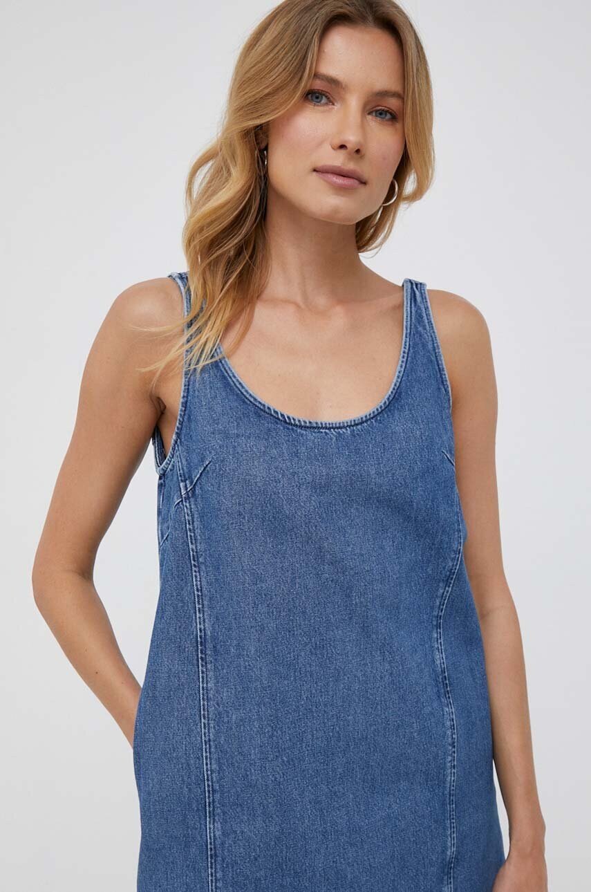 Джинсова сукня GAP mini oversize