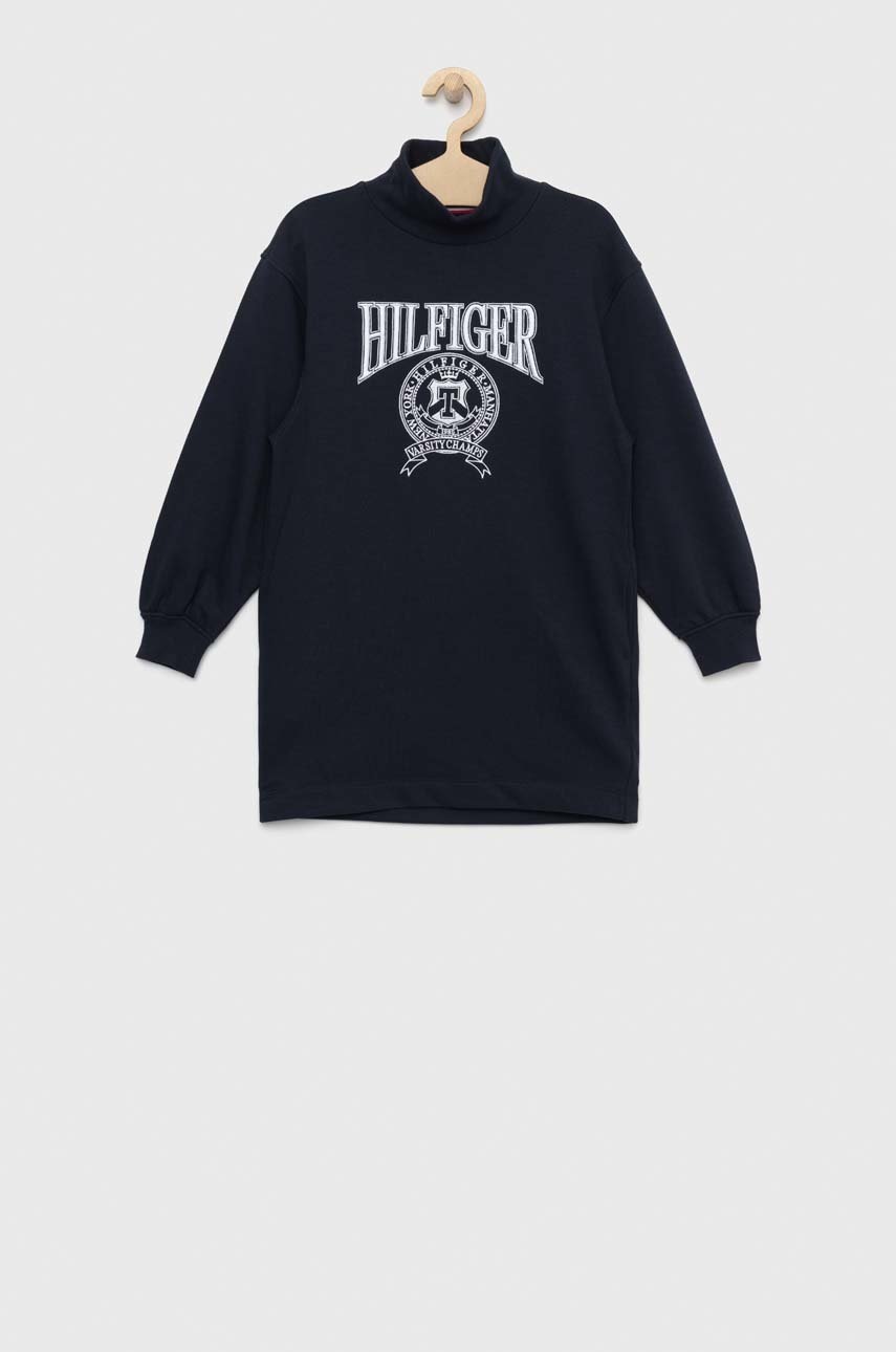 

Детское платье Tommy Hilfiger цвет синий mini oversize