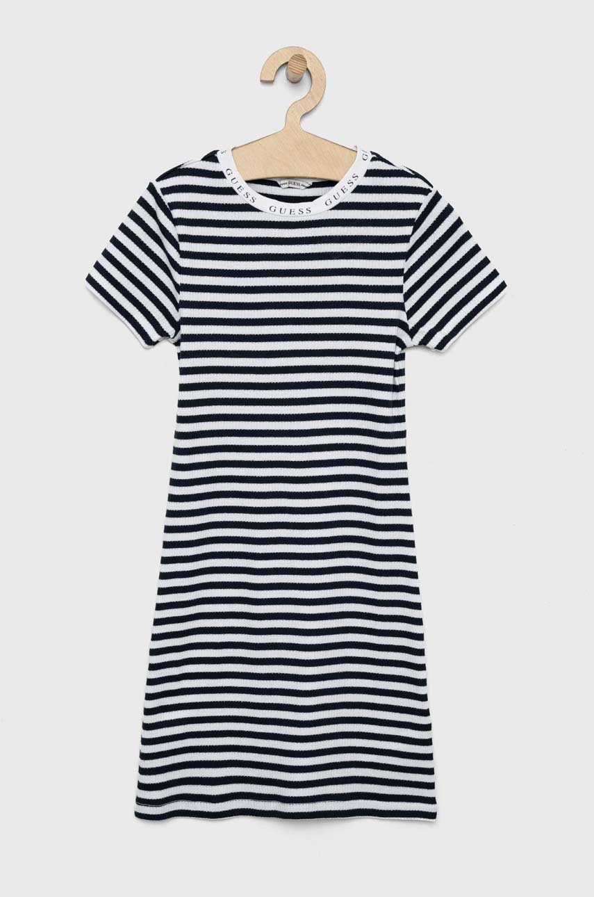 

Дитяча сукня Guess колір синій mini пряма