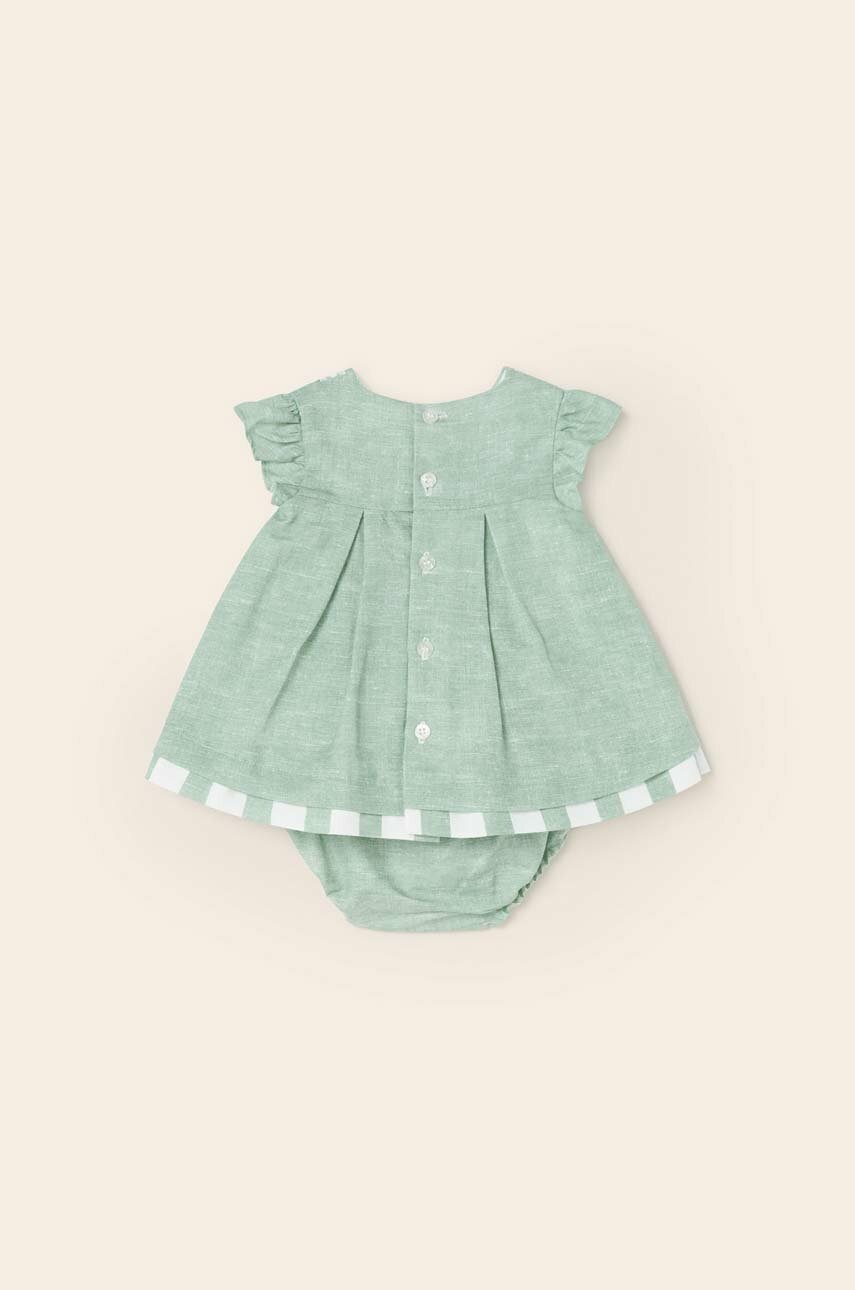 Mayoral Newborn цвет бирюзовый mini расклешённое