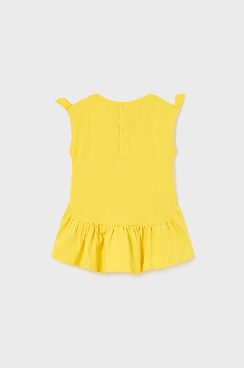 Платье для младенцев Mayoral цвет жёлтый mini прямое