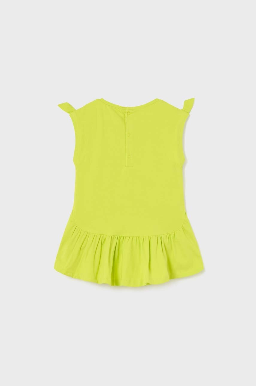 Платье для младенцев Mayoral цвет зелёный mini прямое