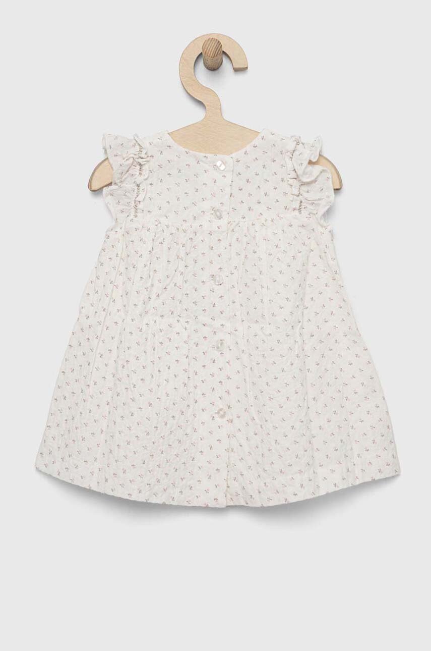 Платье для младенцев United Colors of Benetton цвет бежевый mini расклешённое