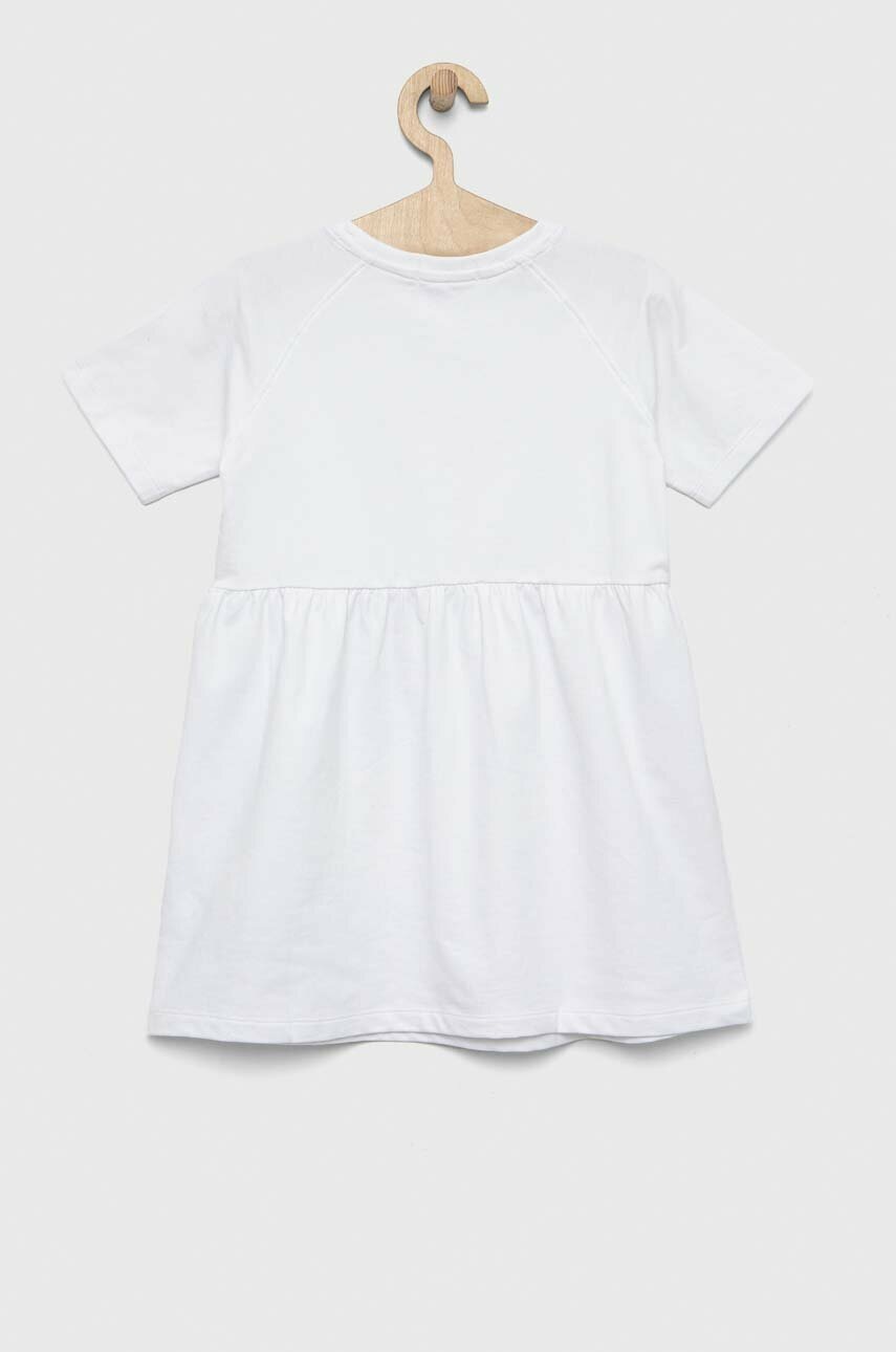 Детское платье Calvin Klein Jeans цвет белый mini расклешённое