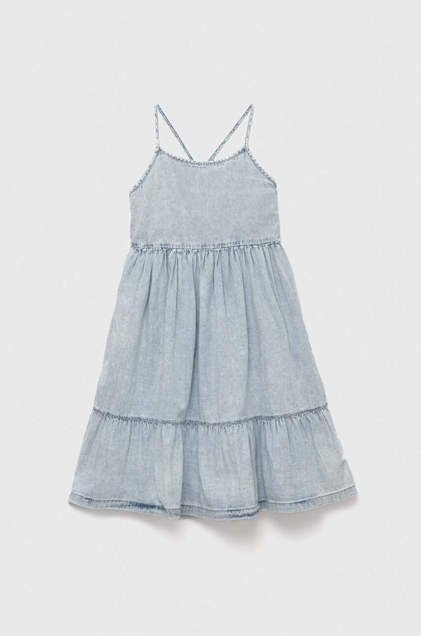 GAP rochie jeans mini, evazati