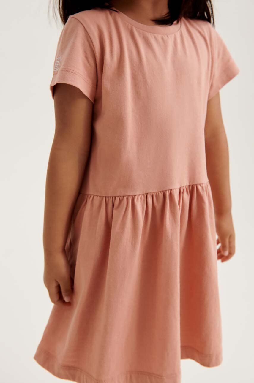 Levně Dívčí šaty Liewood béžová barva, mini