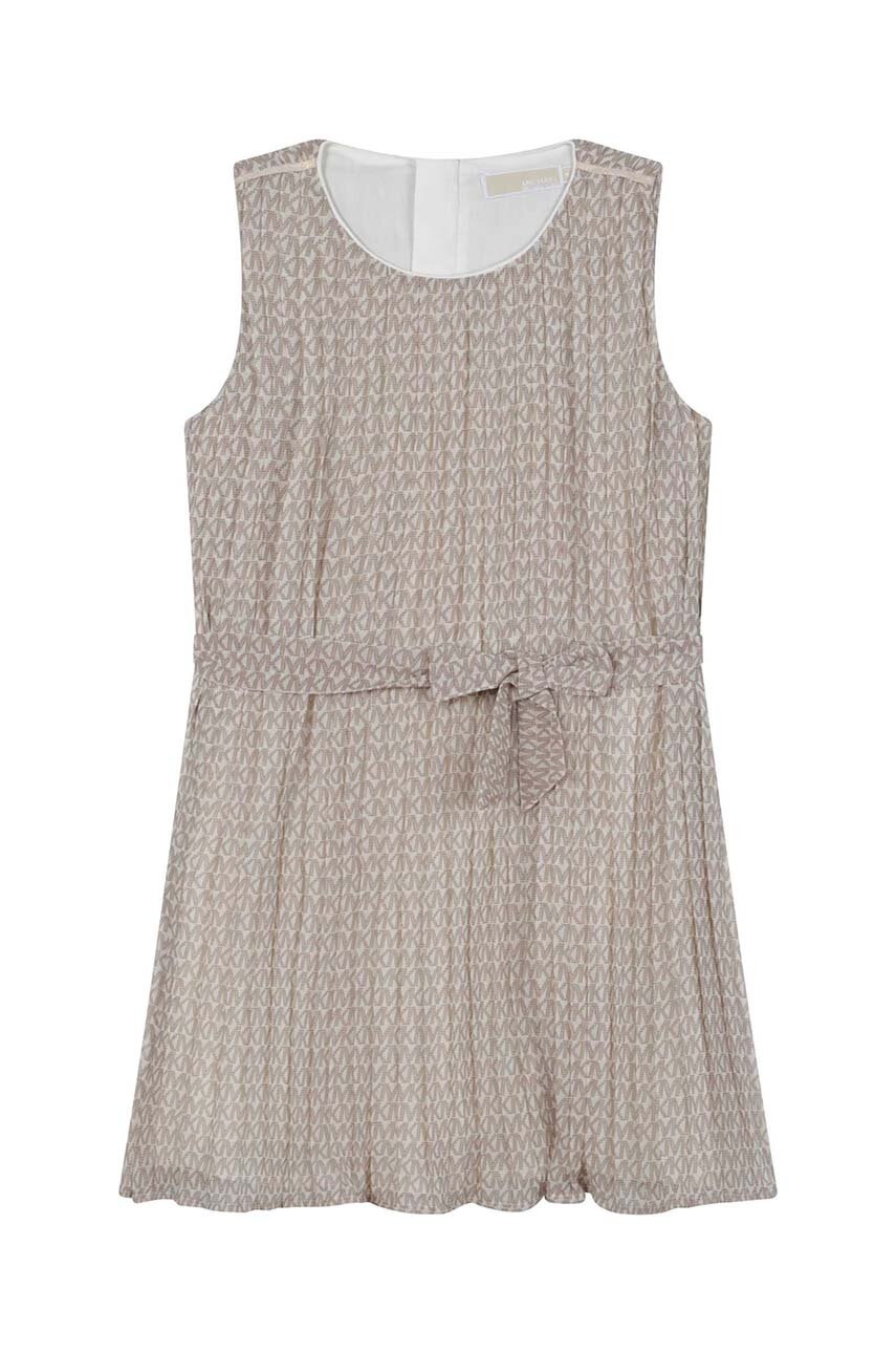 Дитяча сукня Michael Kors колір бежевий mini розкльошена