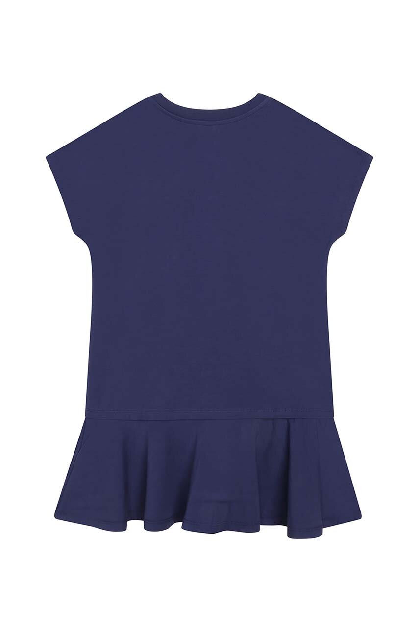 

Детское платье Kenzo Kids цвет синий mini расклешённая
