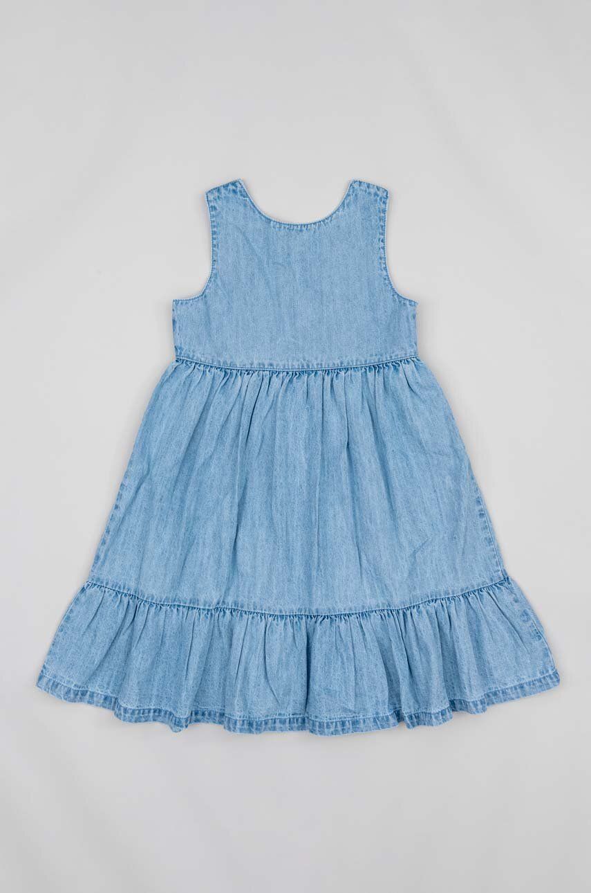 Хлопковое детское платье zippy mini расклешённое