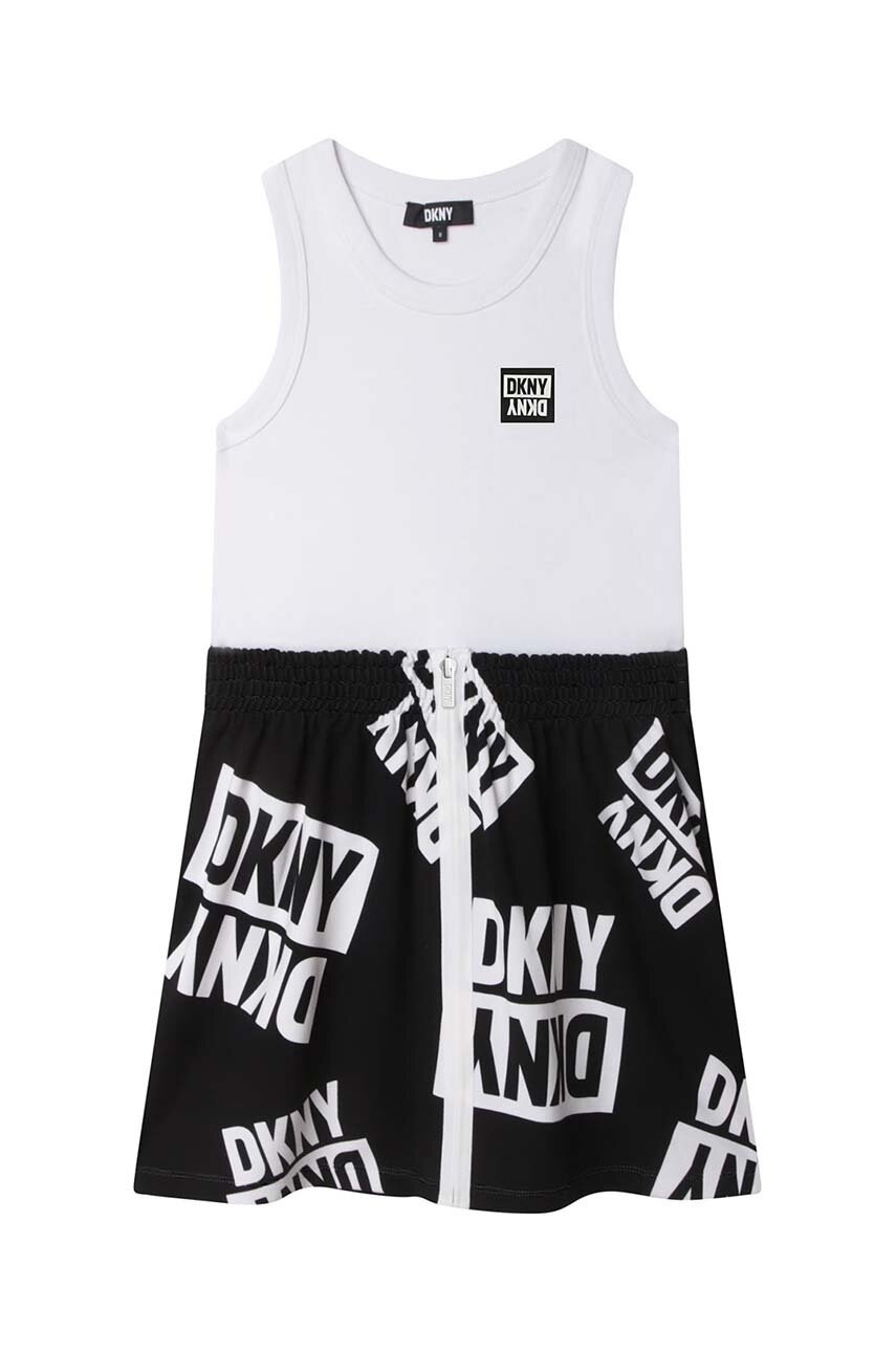 Детское платье Dkny цвет чёрный mini прямое