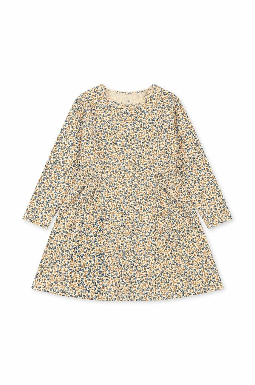 Dětské bavlněné šaty Konges Sløjd mini - vícebarevná -  100 % Organická bavlna