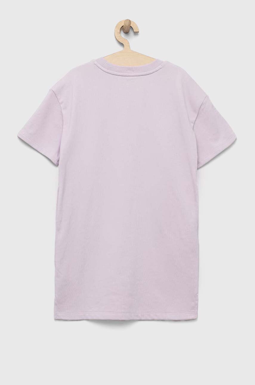 Дитяча сукня GAP колір фіолетовий mini oversize