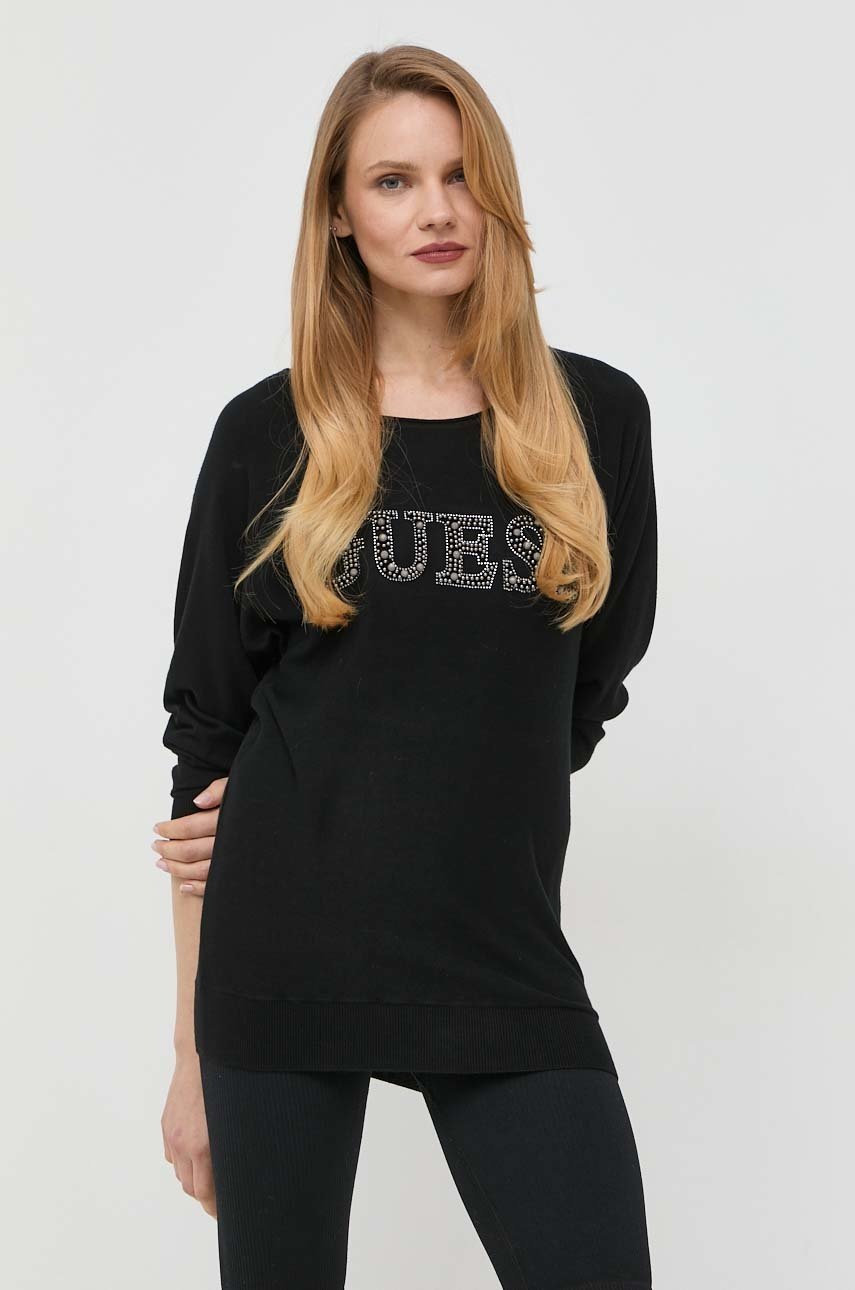 

Свитер Guess женский цвет чёрный лёгкий