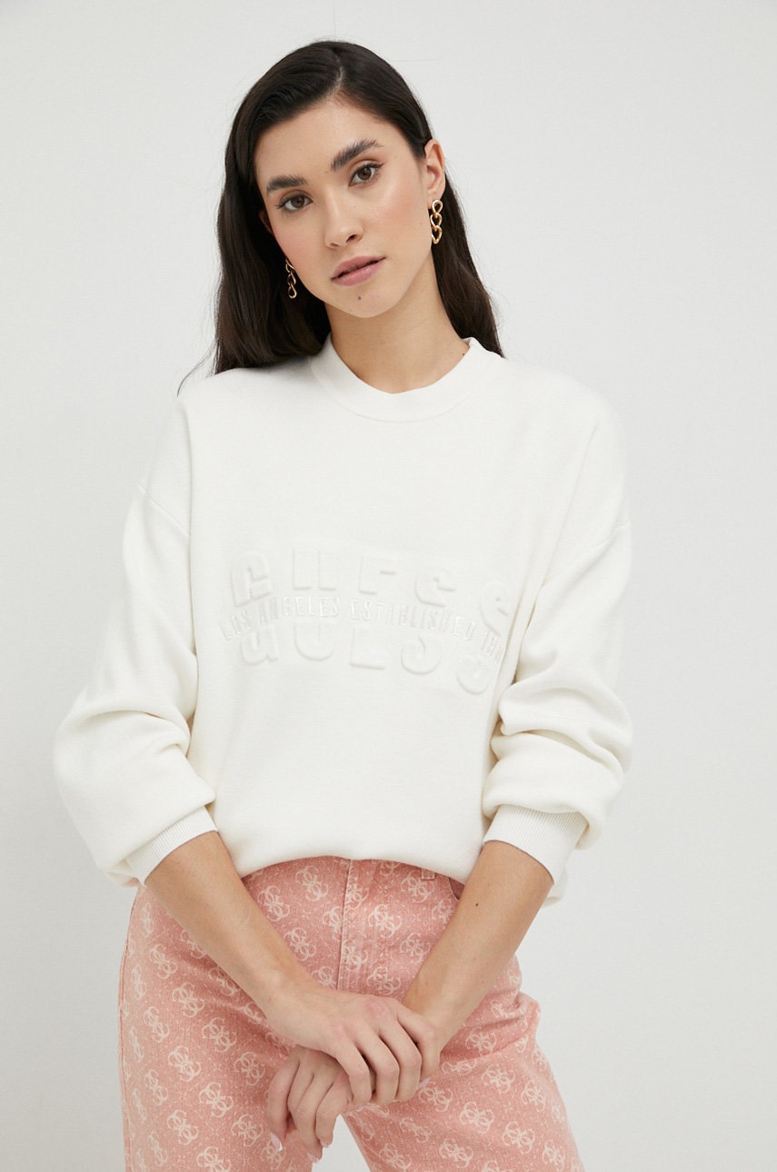 

Светр Guess жіночий колір бежевий легкий
