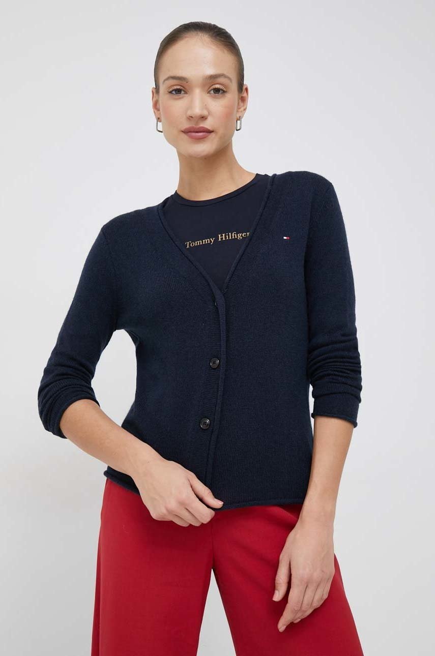 

Светр Tommy Hilfiger жіночий колір синій легкий