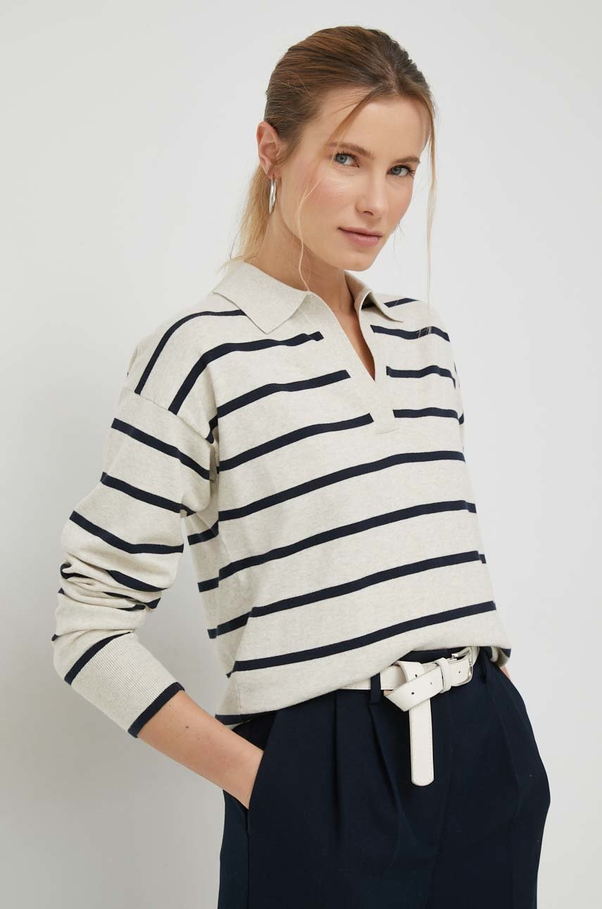 

Светр Tommy Hilfiger жіночий колір бежевий легкий