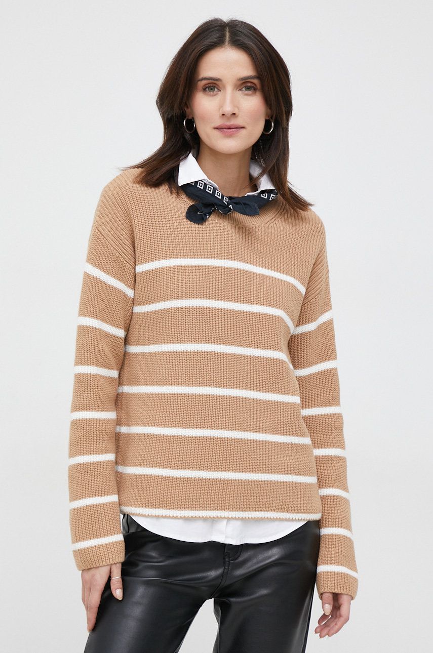 GAP sweter bawełniany damski kolor brązowy