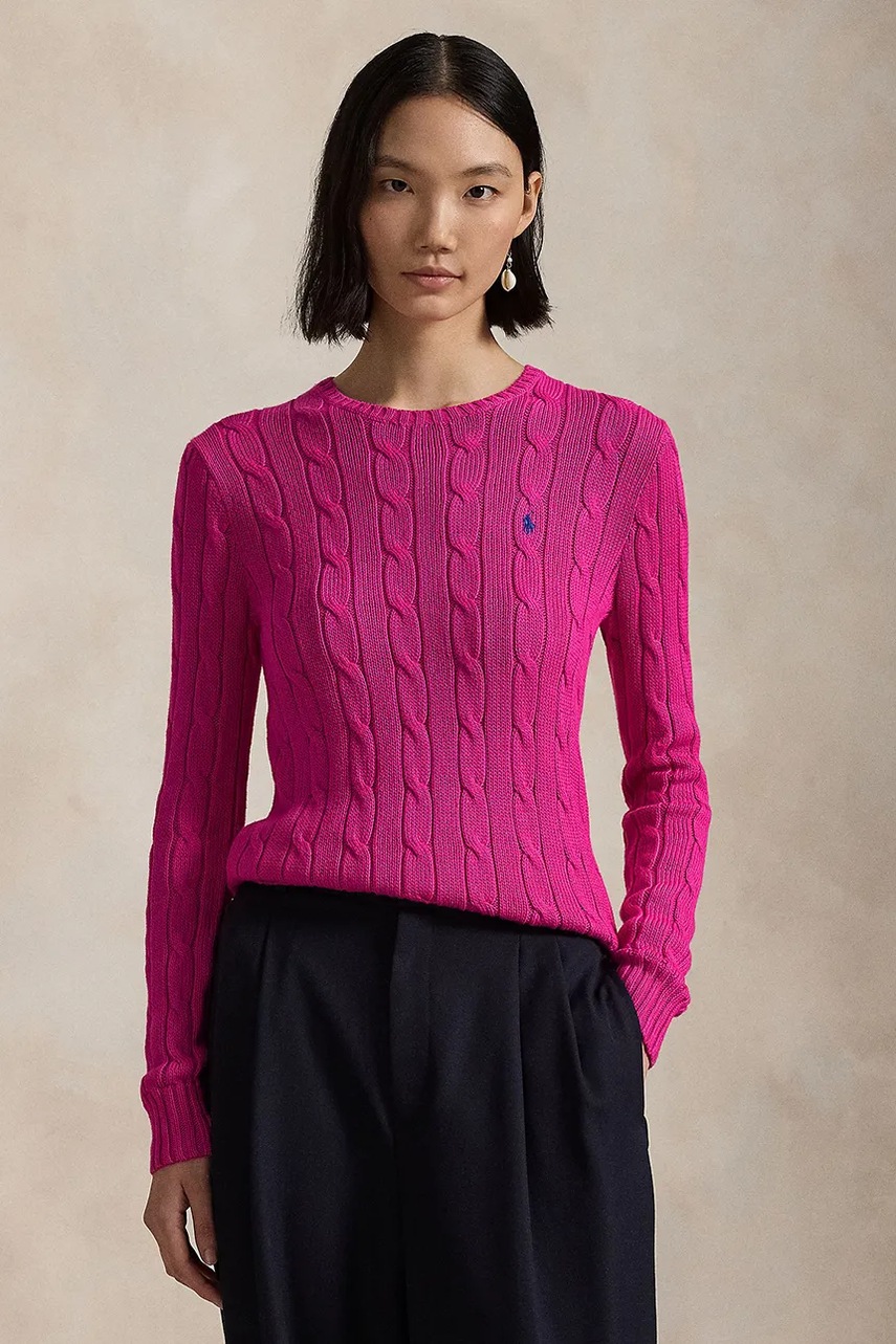 Levně Bavlněný svetr Polo Ralph Lauren bílá barva, 211891640