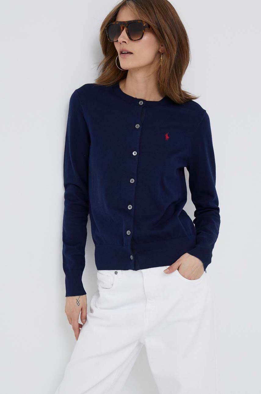 

Жилетка Polo Ralph Lauren в тъмносиньо от лека материя 211891672, Тъмносин