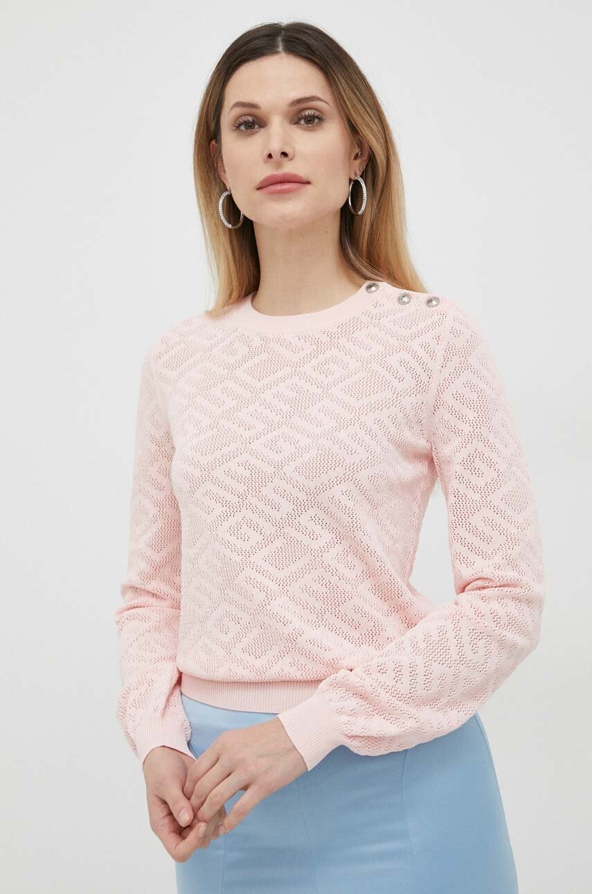 

Топ Guess дамски в розово, Розов