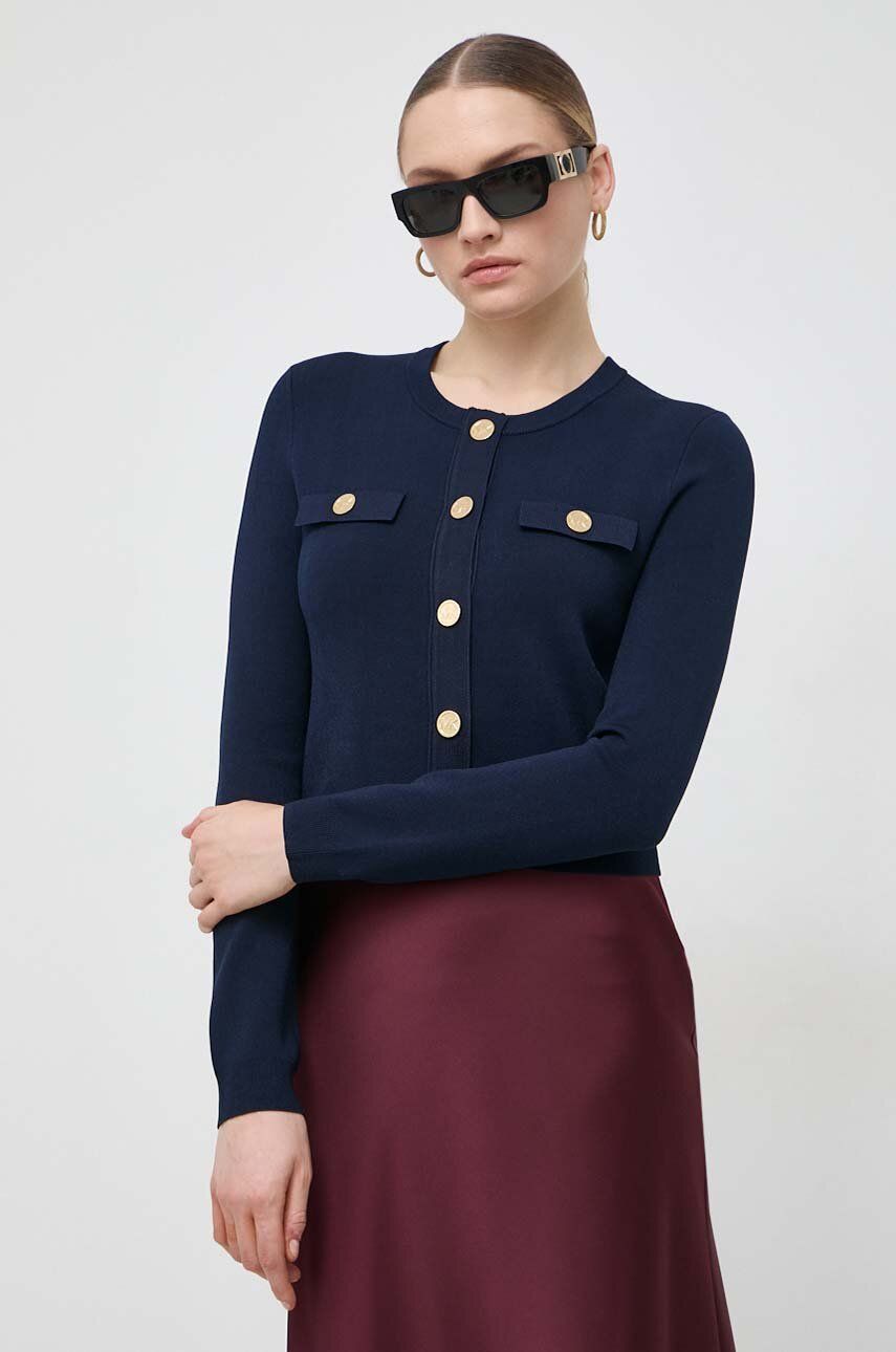 MICHAEL Michael Kors cardigan femei, culoarea albastru marin, light