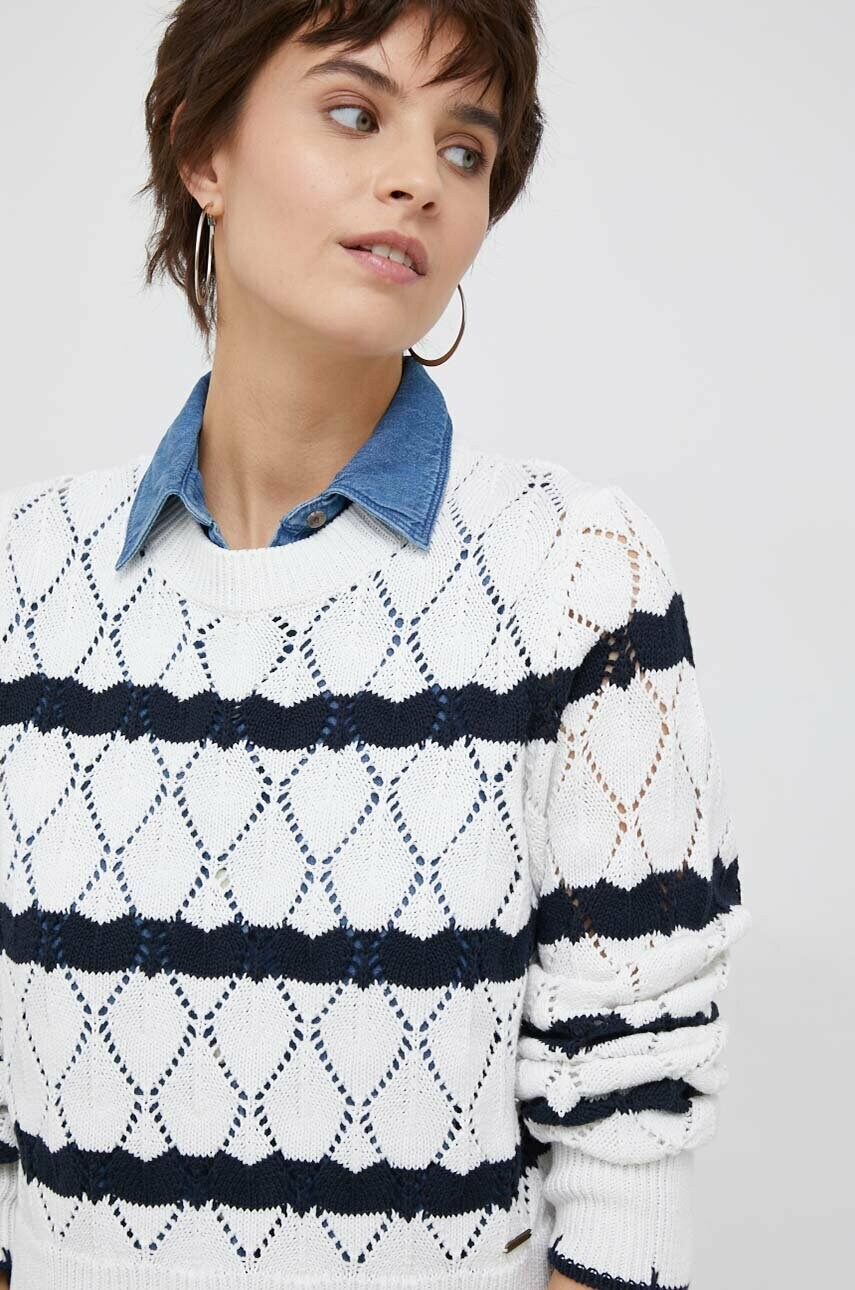 

Пуловер Pepe Jeans Tabata дамски в бяло, Бял