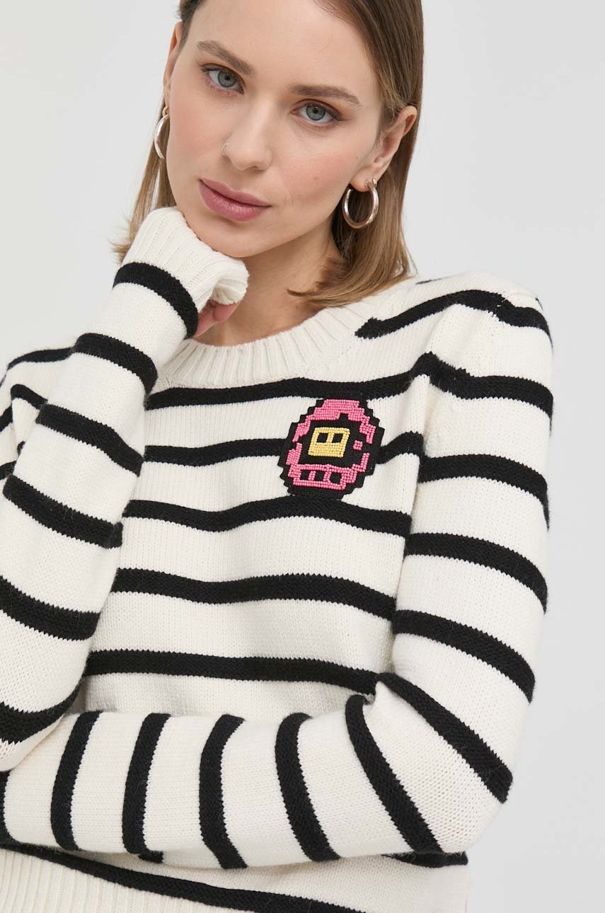 

Светр MAX&Co. x Tamagotchi жіночий колір білий